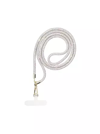 FIGLIA | Handykette Sparkling Black | beige